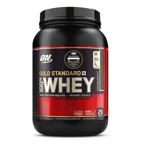 100 Whey Gold Standard Double Rich Chocolate 2 Lb El Negro Suplementos