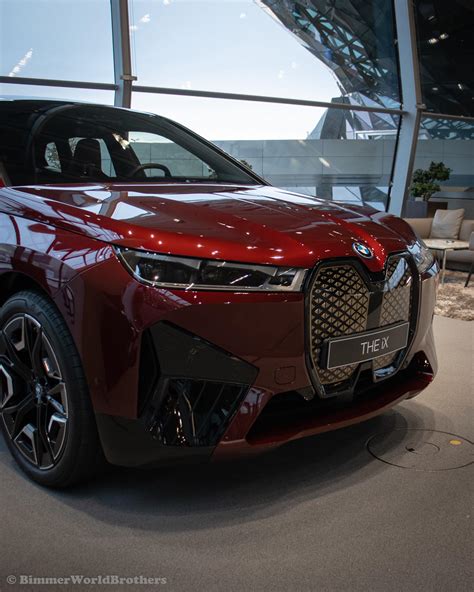 The 2022 BMW IX Electric Crossover Is Now Displayed At The BMW Welt In