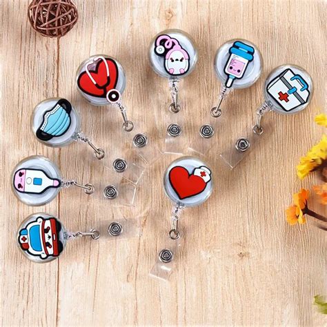 Cute Medical Supplies Style Retractable Badge Reel For Nurse Doctor