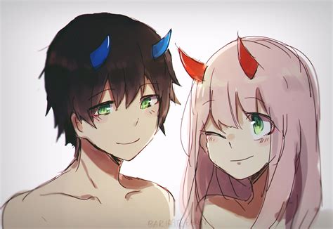 Hiro X Zero Two Darling In The Franxx Darling Zerotwo Animegirl Anime Manga Plusultra