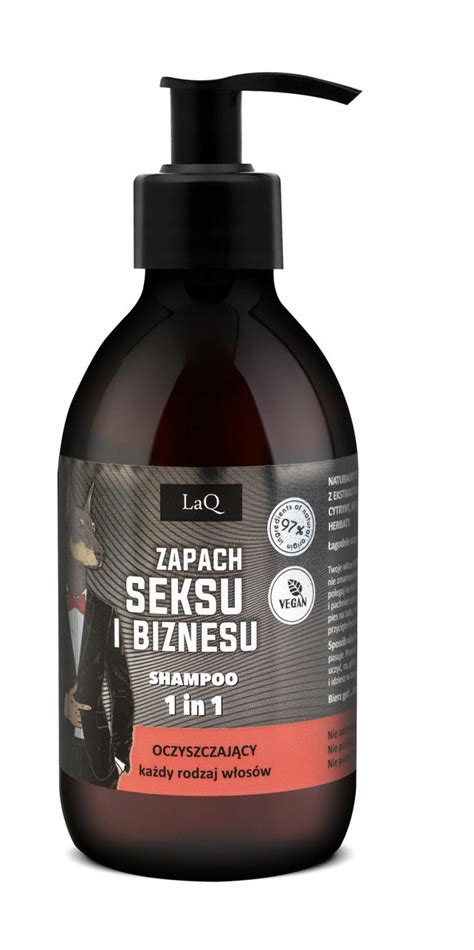 LAQ DOBERMAN FOR MEN EXCLUSIVE BLACK 1w1 SZAMPON DO WŁOSÓW 300ml