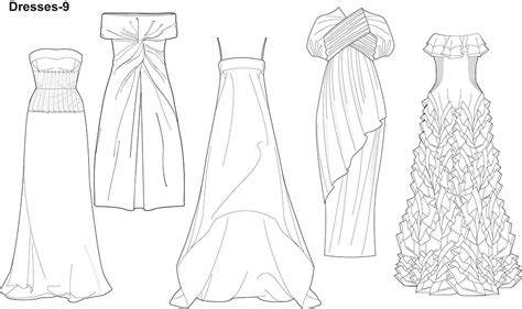 Maxi Dress Sketch At Explore Collection Of Maxi