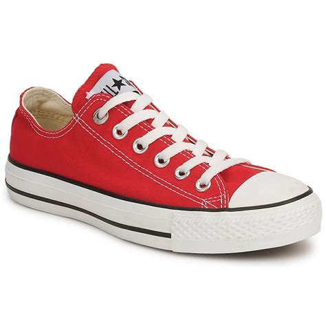 Venta Zapatillas Converse Rojas Con Ca A En Stock