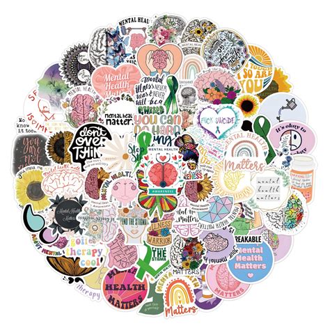 Buy Cobee Mental Awareness Stickers Pcs Mental Matters Decal