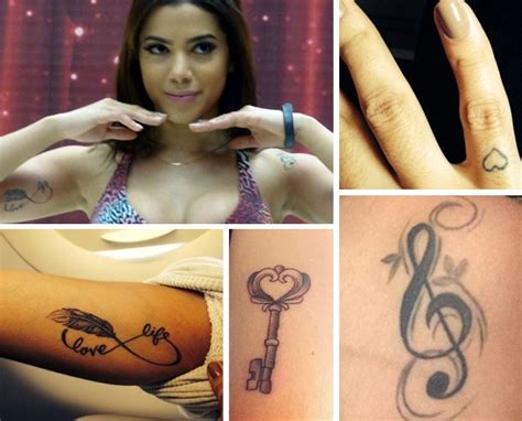 Descubra O Significado Das Tattoos De Anitta E Mais Estrelas Notícias