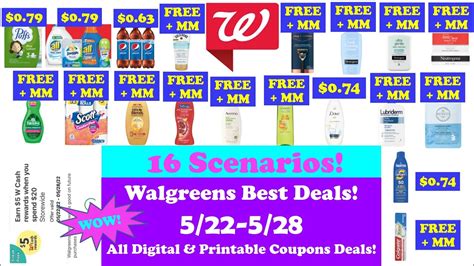 Walgreens Best Deals 5 22 5 28 Couponing This Week Free Moneymakers