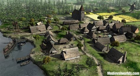 Medieval Village Fantasy Medieval Village Homes Pinterest