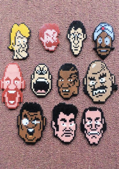 Mosaic Mixed Media And Collage Mike Tysons Punch Out Perler Art Pe