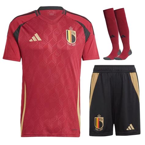 Maillot Kit Enfant Belgique Domicile Euro Foot Soccer Pro