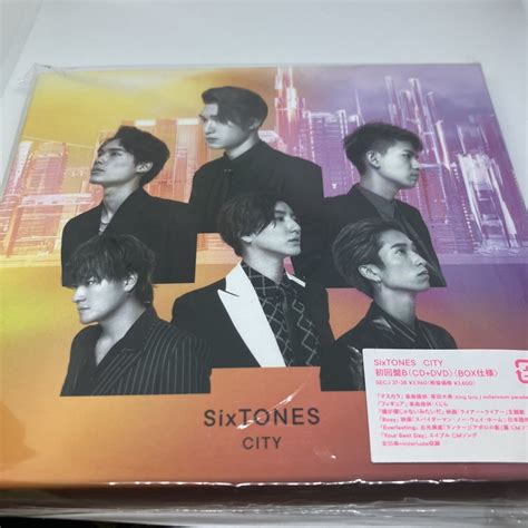 SixTONES CITY 初回盤B CD DVDPayPayフリマ