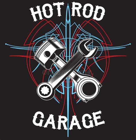 Hot Rod Garage Skull Decal Nostalgia Decals Retro Vinyl Stickers