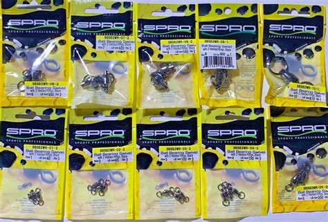 Spro Ball Bearing Swivel W Welded Rings Choose Small Value Packs