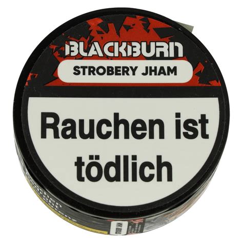 Shishatabak Blackburn STROBERY JHAM 25g Jetzt Online Kaufen