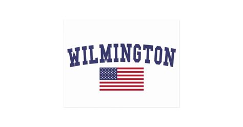 Wilmington Nc Us Flag Postcard Zazzle