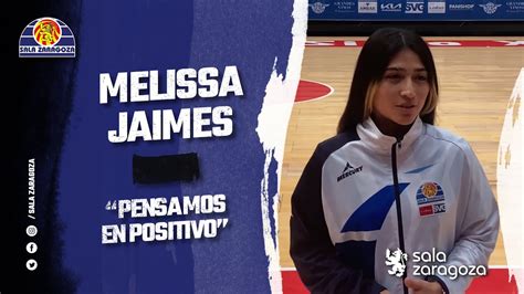 Melissa Jaimes Pensamos En Positivo Nunca Hemos Perdido La