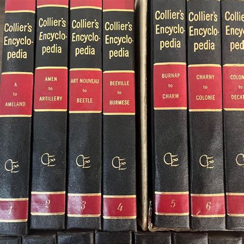 Collier S Encyclopedia Set Estatesales Org