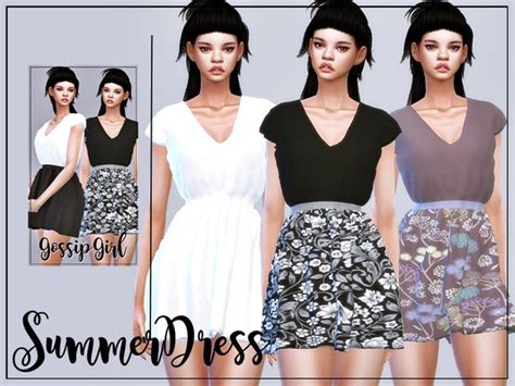 The Sims Resource Summerdress Gossipgirl