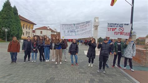 LIVE VIDEO Marș împotriva fumatului la Alba Iulia Activități de