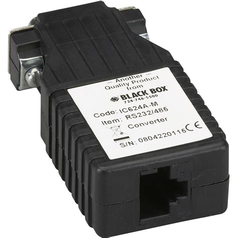 Black Box Async RS232 To RS485 Interface Converter DB9