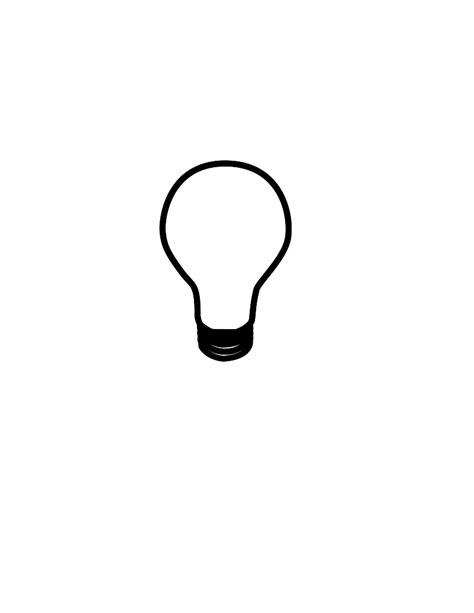 Light Bulb Clip Art at Clker.com - vector clip art online, royalty free ...