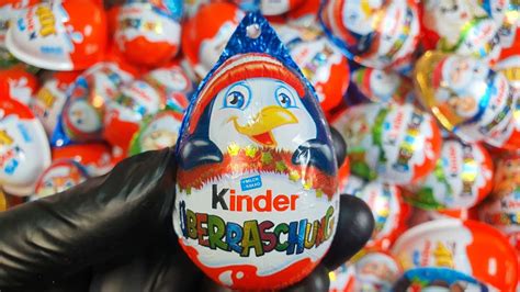 CHRISTMAS KINDER SURPRISE EGGS UNBOXING SHOW WITH ALOT OF TOYS AND