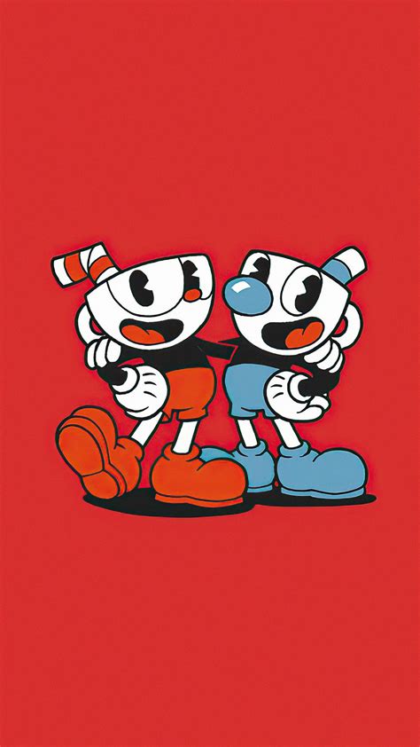 Cuphead Cuphead And Mugman Wallpaper Wallpaper Doodle Cartoon