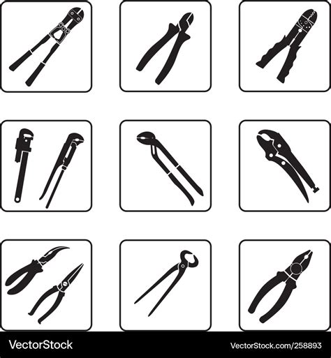 Carpenters Tools Royalty Free Vector Image VectorStock