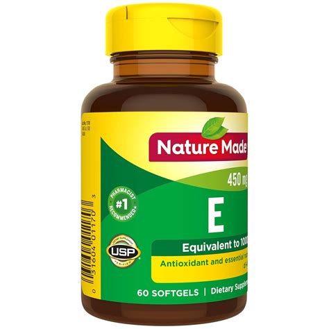 Nature Care Vitamin E Usp 1000 Iu