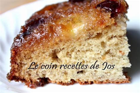 Le Coin Recettes De Jos G Teau Renvers Aux Bananes