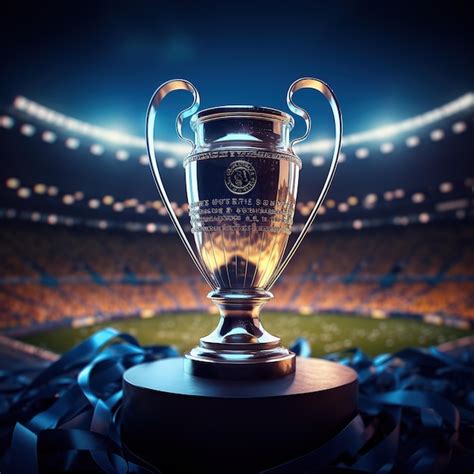 Premium Photo | 3D_photo_of_the_UEFA_Champions_LEAGUE_cup_