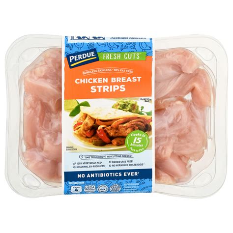 Save On Perdue Fresh Cuts Chicken Breast Strips Boneless Skinless Fresh Order Online Delivery