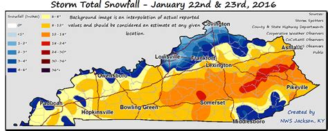 January 22, 2016 Winter Storm Overview and Recap