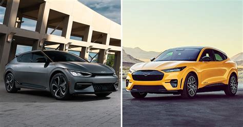 Kia EV6 Vs 2022 Mustang Mach E Safford Kia Of Fredericksburg