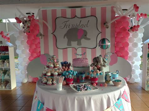 Elephant Theme Birthday 1st Birthday Elephant Theme Pink Elephant