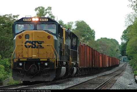 CSX 8754 Ballast Train