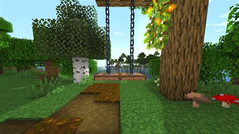 Wicker Bench Swing By Cathialoria Minecraft Build Tutorial