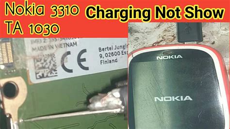 Nokia 3310 Ta 1030 Charging Not Show Solution Nokia 3310 Ta 1030