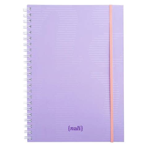 Caderno NALÍ universitário linhas brancas A4 90G NALI Caderno