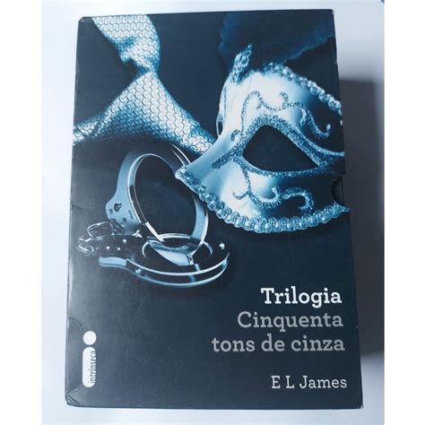 Livro Trilogia Cinquenta Tons De Cinza E L James Usado Shopee