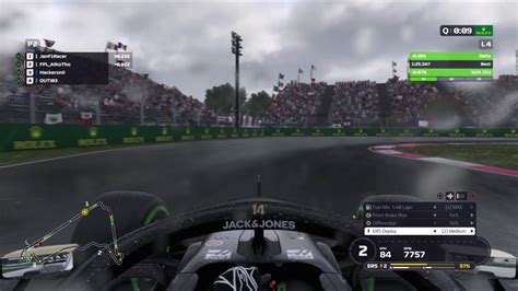 F1 2019 Mexico Wet Hotlap With Dry Setup 1 24 897 No Assists YouTube