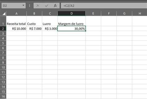 Como Calcular Margem De Lucro Smart Planilhas