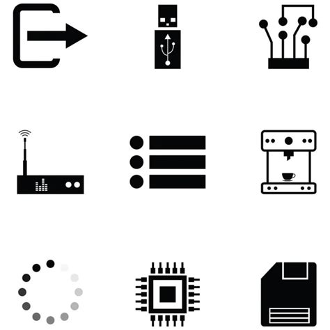 Pictograma De Tecnologias 스톡 벡터 로열티 프리 Pictograma De Tecnologias