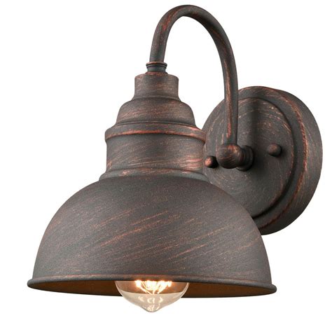 Farmhouse Indoor Outdoor Wall Sconce Metal Barn Light In