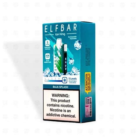 Vaper Descartavel Elfbar 40K Ice King Na Loja Vape Paraguay No Paraguai