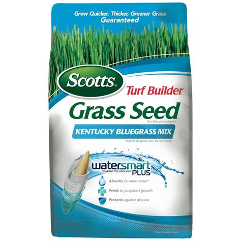 Scotts Turf Builder 7 Lb Kentucky Bluegrass Mix Seed 18269 The Home Depot