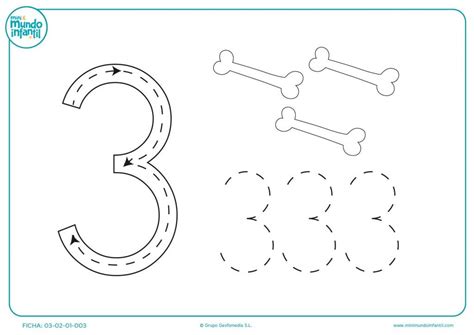 Resultat Dimatges De Trazos Número 3 Fichas Actividades De Arte Para Preescolares Numeros 1