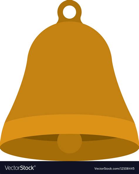 isolated bell design royalty  vector image