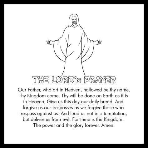 The Lord Prayer Free Pdf Printables Printablee