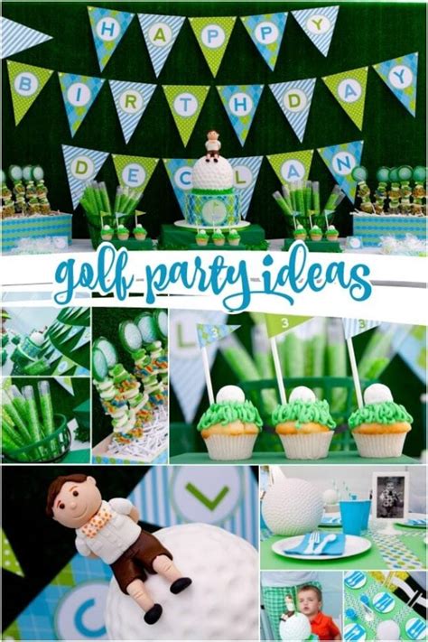 Adorable Boys Golf Birthday Party Ideas Spaceships And Laser Beams