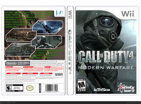 Call Of Duty Modern Warfare Wii Box Art Cover By Pichu